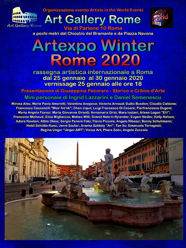 locandina artexpo winter rome 2020 r